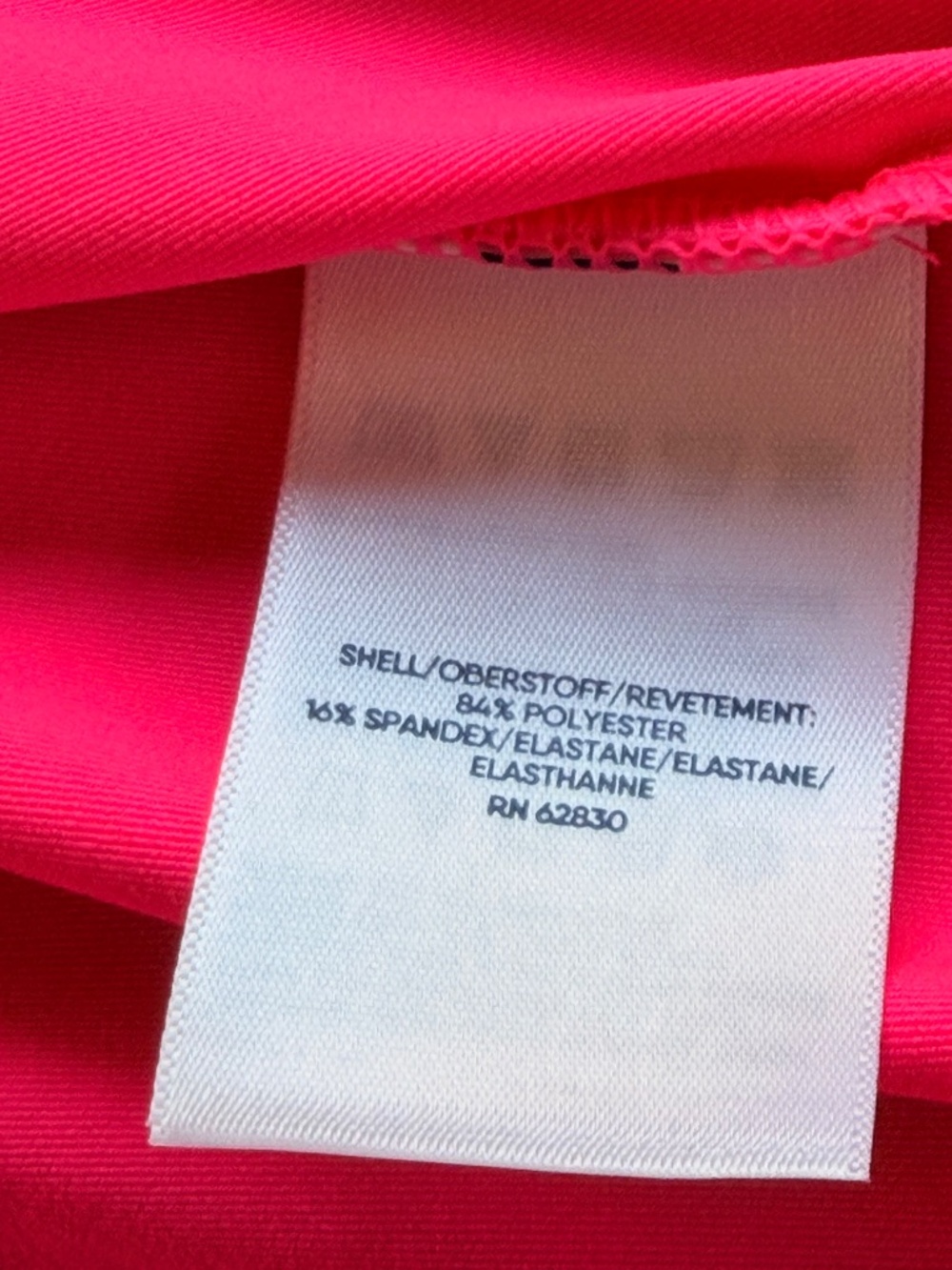 Lands’ End Girls Neon Pink Zip Rash Guard Jacket L 10/12 EUC - Picture 4 of 5